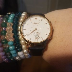 Kate Spade Hybrid Smartwatch Navy Band Smart Watch